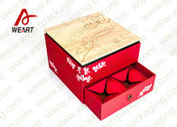 Whole Blue Printed Customized Paper Box For Jewery Laser Logo Suface